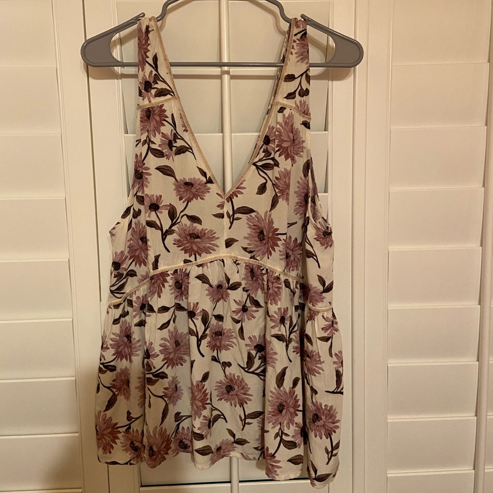 Floral tank top from American Eagle